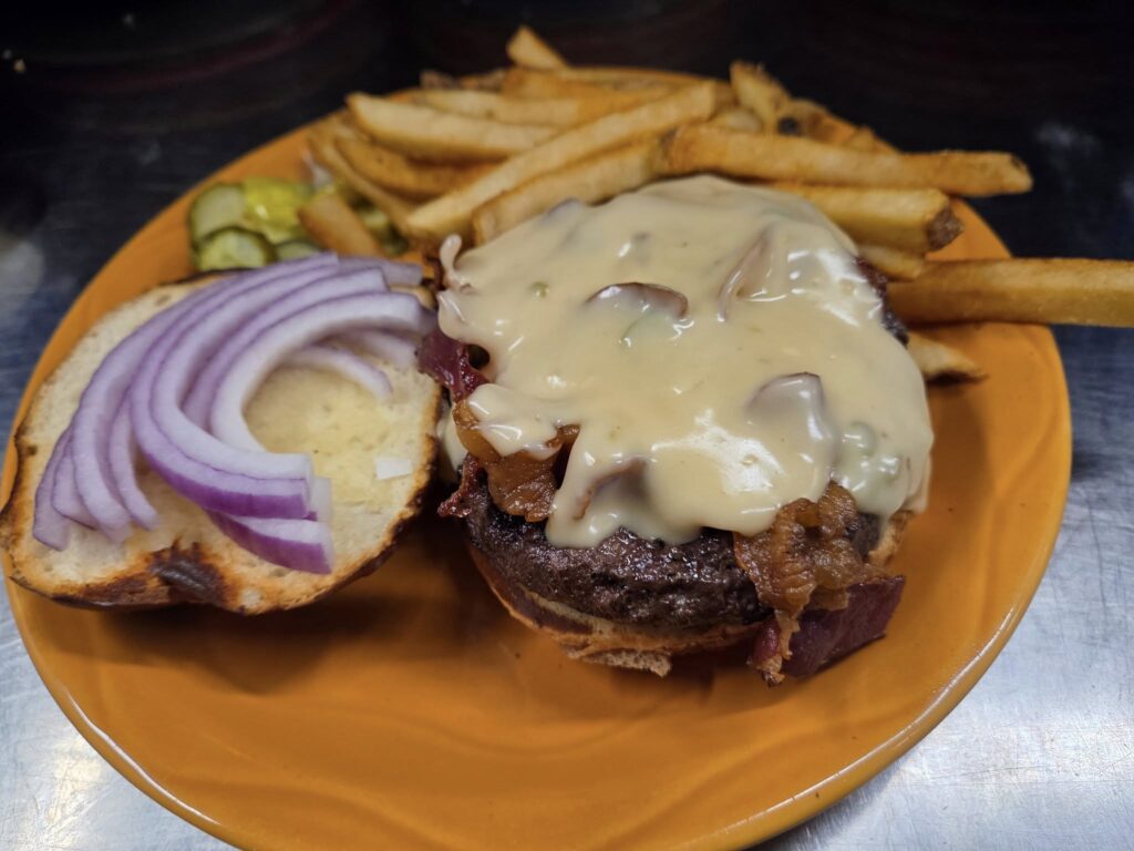 Burger from Open Hearth