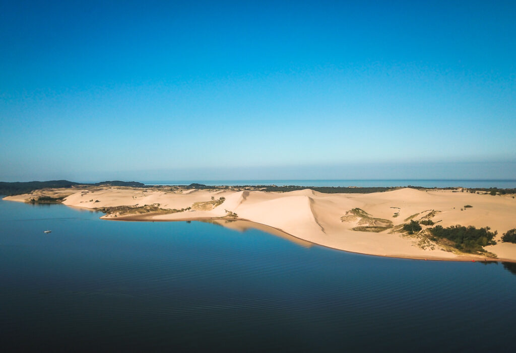 Aerial view of Silver Lake