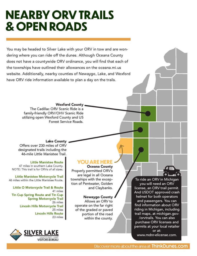 Area ORV trails map